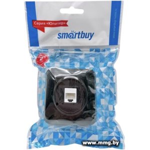 Розетка SmartBuy Юпитер SBE-03b-S1-RJ