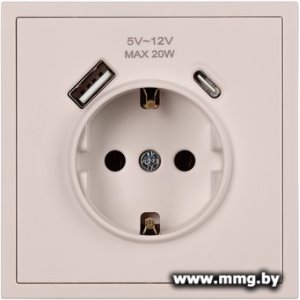 Розетка SmartBuy Капелла SBE-09i-16-S1-USB