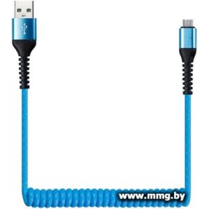 Кабель SmartBuy ik-512spbox microUSB - USB Type-A (1 м, синий)