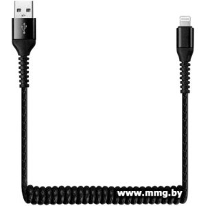 Кабель SmartBuy ik-512spbox Lightning - USB Type-A (1 м, черный)