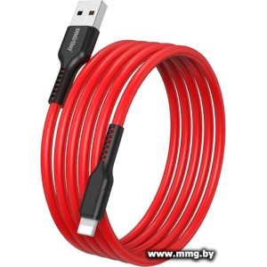 Кабель SmartBuy iK-512-S21bb USB Type-A - Lightning (1 м, красный)