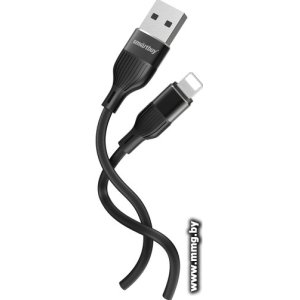 Кабель SmartBuy iK-512-S72b USB Type-A - Lightning (1 м, черный)