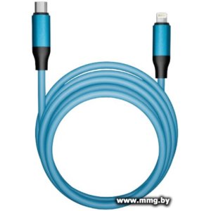 Кабель SmartBuy IK-12-PDBOLD-BLUE USB Type-C - Lightning (1 м, синий)