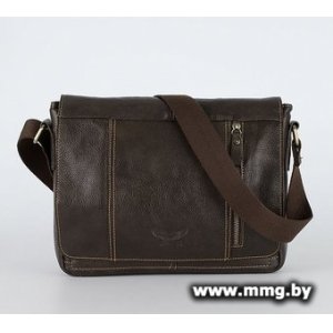 Сумка через плечо Poshete 253-5238-29-DBW (коричневый)