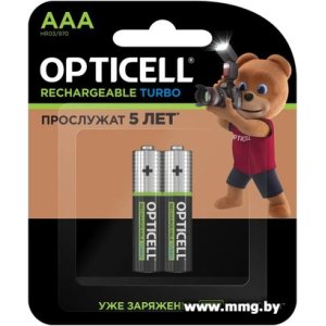 Аккумулятор OPTICELL TURBO AAA 970 mAh (2 шт) 6080003
