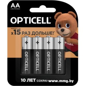 Купить Батарейка OPTICELL Basic AA (4 шт) 6051001 в Минске, доставка по Беларуси