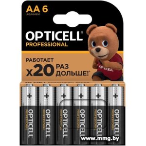 Купить Батарейка OPTICELL PROFESSIONAL AA (6 шт) 5052003 в Минске, доставка по Беларуси