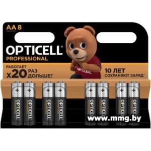 Купить Батарейка OPTICELL PROFESSIONAL AA (8 шт) 5052007 в Минске, доставка по Беларуси