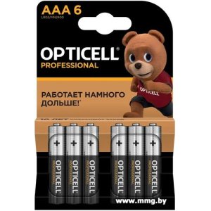 Купить Батарейка OPTICELL PROFESSIONAL AAA (6 шт) 5052004 в Минске, доставка по Беларуси