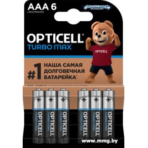 Купить Батарейка OPTICELL TURBO MAX AAA (6 шт) 6053006 в Минске, доставка по Беларуси