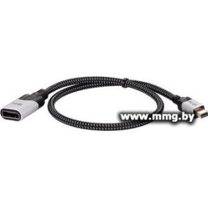 Удлинитель VCOM CG685F-0.5 MiniDisplayPort - DisplayPort (0.5 м, черный)