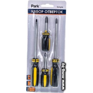 Набор отверток Park Simple 008361 (4 предмета)