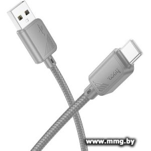 Кабель Hoco X113 USB Type-A - USB Type-C (1 м, серый)