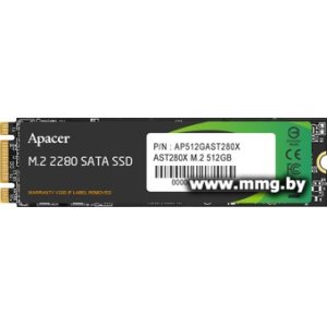 SSD 512GB Apacer AST280X AP512GAST280X-1