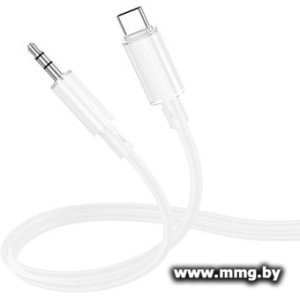 Кабель Borofone BL21 USB Type-C - 3.5 jack (1 м, белый)