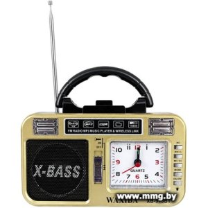 Радиоприемник Waxiba XB-913B (золотистый)