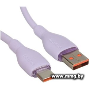 Кабель Baseus Pudding P10355703511-B1 100W USB Type-A - USB Type-C (1.2 м, фиолетовый)