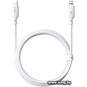 Кабель Baseus Silky P10377700213-00 USB Type-C - Lightning (1 м, белый)