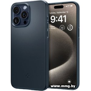 Чехол Spigen Thin Fit для iPhone 15 Pro Max ACS06546 (темно-синий)