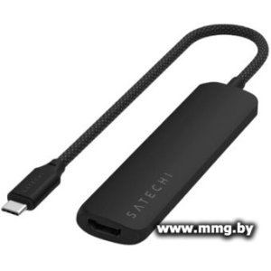 Док-станция Satechi 4-in-1 USB-C Slim Multiport Adapter 4K ST-P4SK (черный)