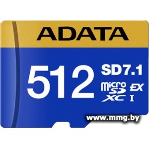 ADATA 512GB Premier Extreme microSDXC SD7.1 UD512GEX3L1-C