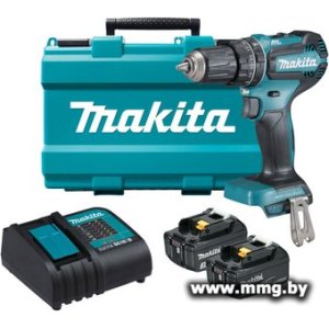 Makita DHP485SFE (с 2-мя АКБ, кейс)