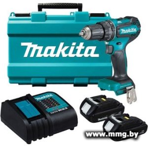 Makita DHP485RAJ (с 2-мя АКБ, кейс)