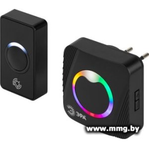 Беспроводной дверной звонок ЭРА Polycolor C101 (черный)