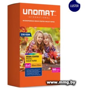 Фотобумага UNOMAT Inkjet Photo Paper 4x6 Super Lustre 4х6" 250 гр/м2 100 л UNM-PP-4X6-LR (50PK)