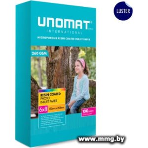 Фотобумага UNOMAT Inkjet Photo Paper 6x8 Lustre 6х8" 260 гр/м2 100 л UNM-PP-6X8-LR