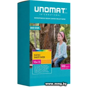 Фотобумага UNOMAT Inkjet Photo Paper A6 260 Satin A6 260 гр/м2 100 л UNM-PP-260-A6-ST