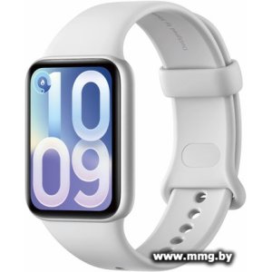 Xiaomi Smart Band 10 Pro M2552B1 (серебристый, со светло-серым силиконовым ремешком, BHR08WBGL)
