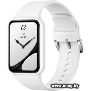 Xiaomi Smart Band 10 Pro M2559B1 (белая керамика, с белым силиконовым ремешком, BHR095AGL)