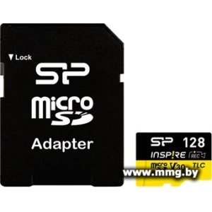 Silicon-Power 128GB microSDXC SP128GBSTXLA2V1NSP (с адаптером)