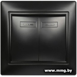 Выключатель SmartBuy Венера SBE-01b-10-SW2-1-c