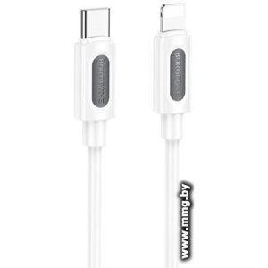Кабель Borofone BX114 USB Type-C - Lightning (1 м, белый)
