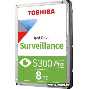 Купить 8000GB Toshiba S300 Pro Surveillance HDWTA80UZSVAR в Минске, доставка по Беларуси