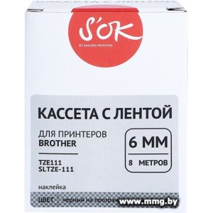 Кассета с лентой S'OK Sakura Printing TZE111