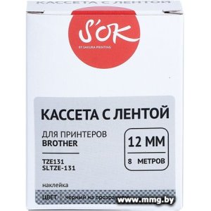 Кассета с лентой S'OK Sakura Printing TZE131