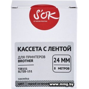 Кассета с лентой S'OK Sakura Printing TZE151