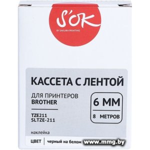 Кассета с лентой S'OK Sakura Printing TZE211