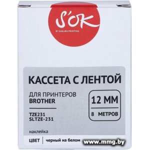 Кассета с лентой S'OK Sakura Printing TZE231