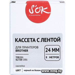 Кассета с лентой S'OK Sakura Printing TZE251