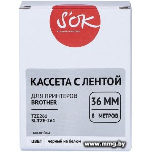 Кассета с лентой S'OK Sakura Printing TZE261
