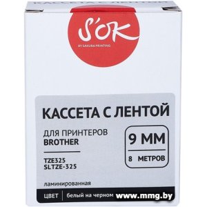 Кассета с лентой S'OK Sakura Printing TZE325