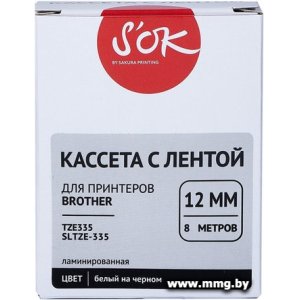 Кассета с лентой S'OK Sakura Printing TZE335