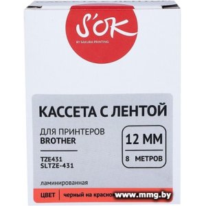 Кассета с лентой S'OK Sakura Printing TZE431