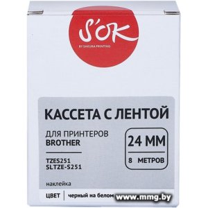 Кассета с лентой S'OK Sakura Printing TZES251
