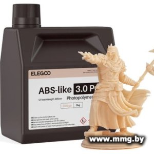 Фотополимер Elegoo ABSlike V3.0 Pro 2кг (бежевый)