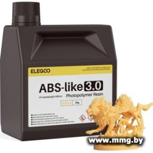 Фотополимер Elegoo ABSlike V3.0 2кг (желтый)
